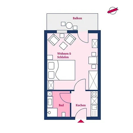 Nordland Appartements Wohnung Aeroe Wyk auf Föhr Buitenkant foto